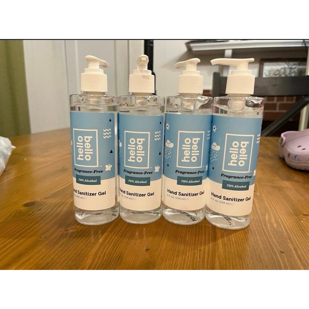 Hello bello hand sanitizer 4 bottles